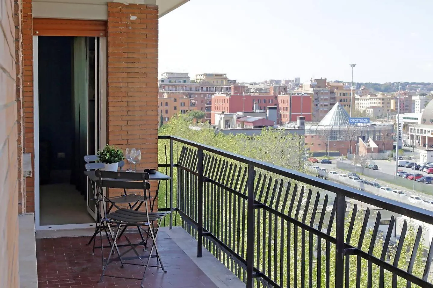 로마 Attico Di Design A Garbatella Con Vista San Pietro 아파트